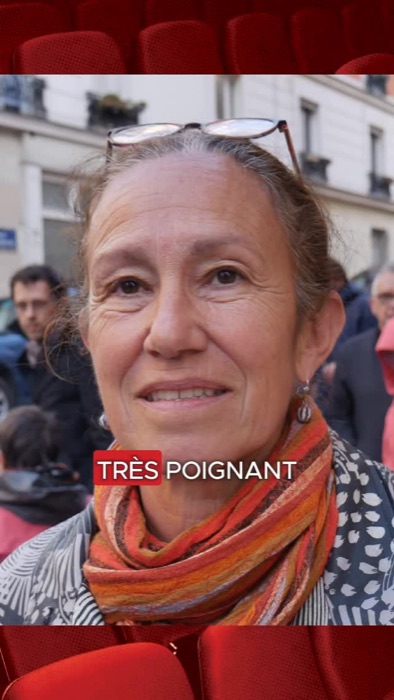 Micro-trottoir : « Très poignant »
